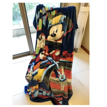 

150x180cm Autumn Disney Mickey Minnie Mouse Mc Queen Cars Sophia Princess Blanket Throw Napping Sleeping Cartoon Children Girl