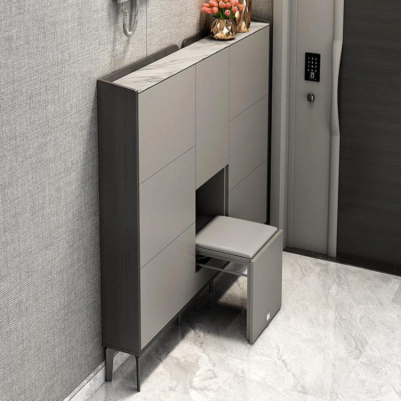 Italian Style Light Luxury Shoe Ultrathin Household Entrance