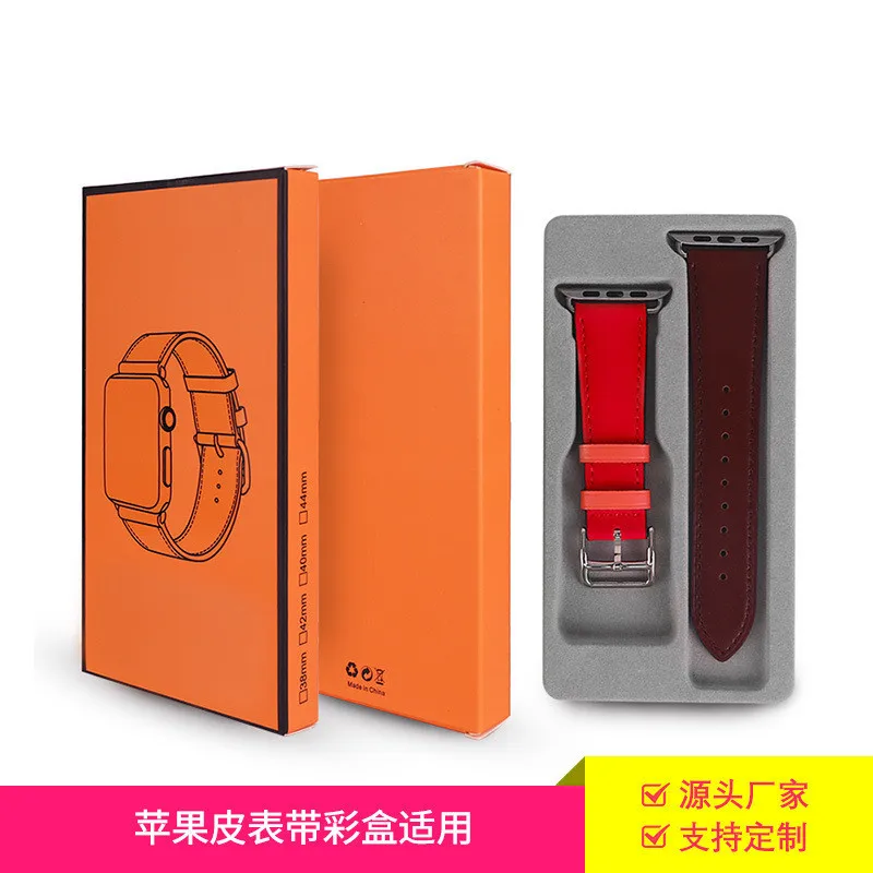 

Packaging Apple Metal Watch Strap Leather Watch Strap Colorful Box Applicable 38mm40mm42mm Export