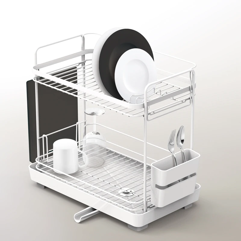  1PCS Kitchen dish rack drain rack filter basket rack dishware tableware tableware storage rack home - 4000076933456