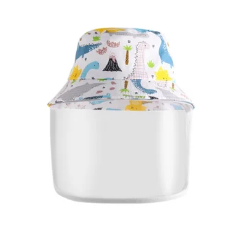 

Hat Children Bucket Hat Anti-Dust Anti-Fog Hat Fisherman Girls Boys Outdoor Protective Cover 2020