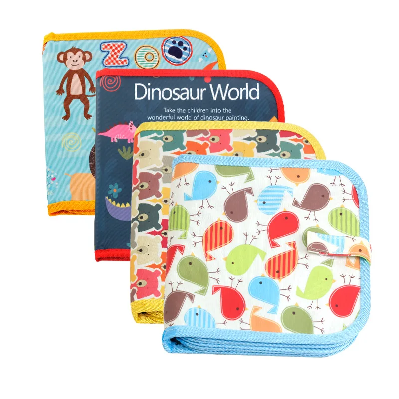 

Children Portable Painting Book Cloth Book Blackboard Graffiti Drawing Book Multi-functional Handwritten-Repeated Use Writing Bo