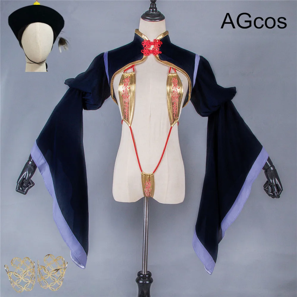 

AGCOS в наличии FGO Minamoto no Raikou Doujin зомби женский костюм для косплея Хэллоуин Fate/большой заказ сексуальный косплей