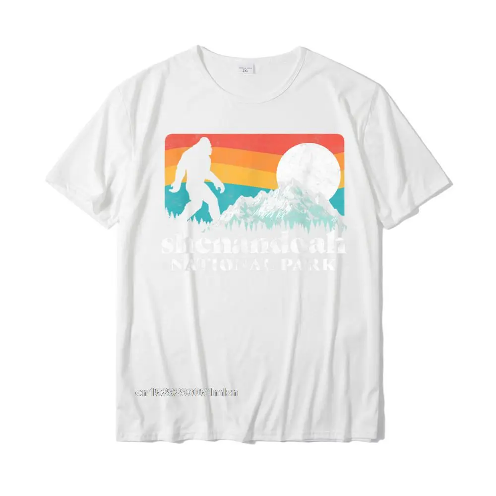  Men T-shirts Design Design Tops Shirts Pure Cotton Crewneck Short Sleeve 3D Printed Tops Shirts VALENTINE DAY Shenandoah National Park Virginia Bigfoot Mountains Graphic T-Shirt__3947 white
