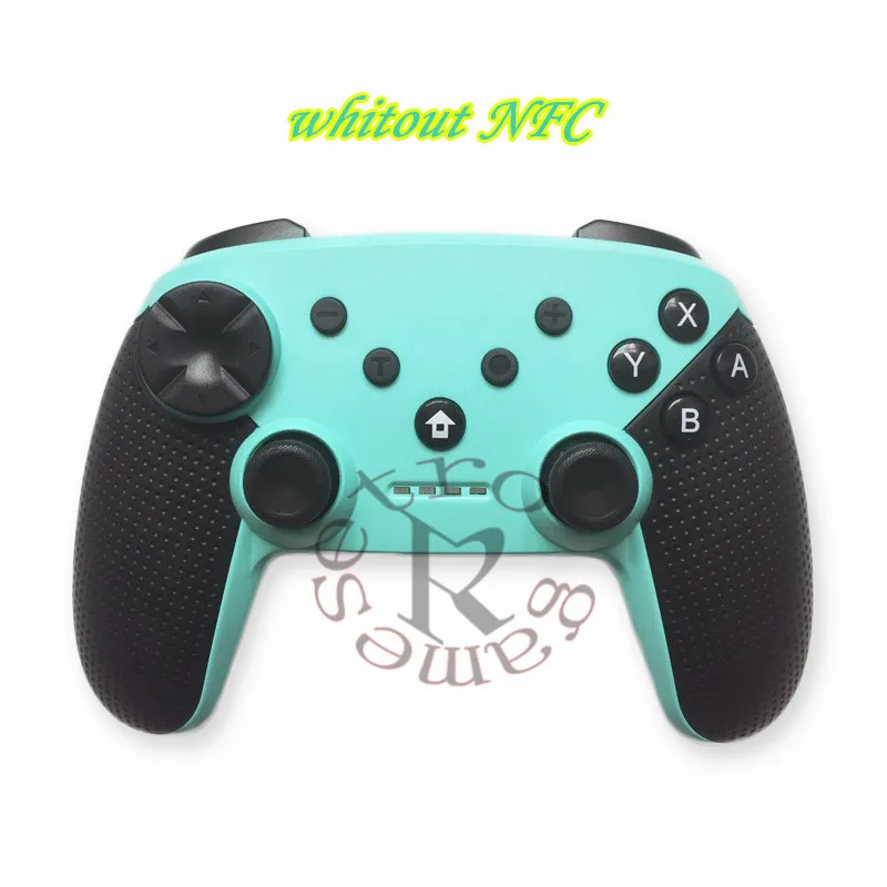 green without NFC Беспроводной игровой коврик с NFC ручка вибрации для NS Switch/Switch Lite игровые аксессуары геймпад для nintendo#1019 - Цвет: green without NFC