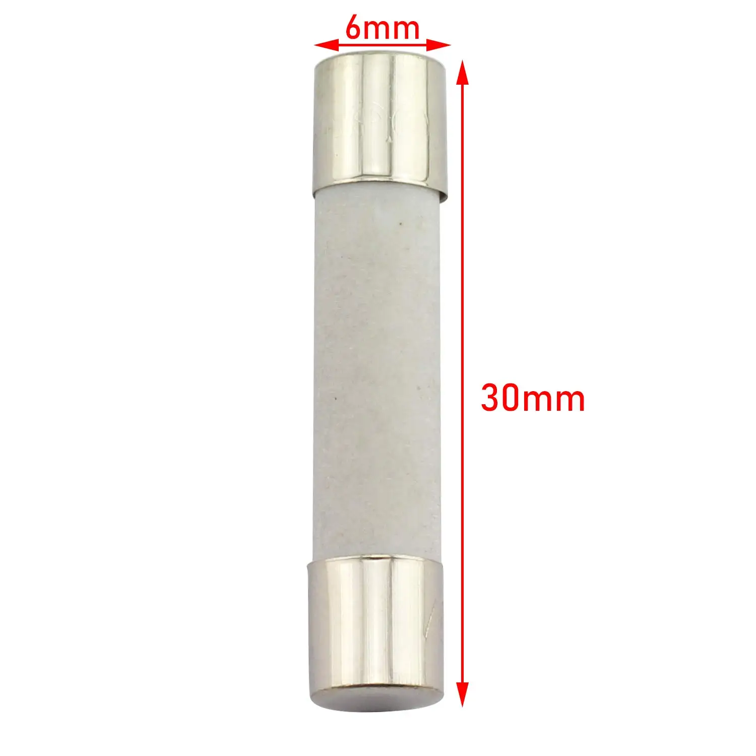Ceramic Fuse 50pcs 5pcs Each Value 6mm x 30mm 250V Fast Blow Ceramic Fuse Assortment Kit 0.5A 1A 2A 3A 5A 10A 15A 20A 25A 30A