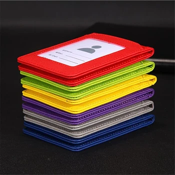 

Card Holder Neck Strap Supplies Stationary Simple Office Credit Pu Box No Zipper Keychain Unisex 11 Dress With Lanyard Badge