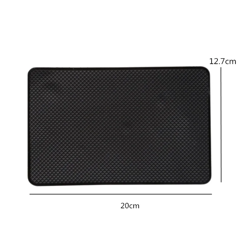 20x12.7CM Car Non-Slip Mat Auto Silicone Interior Dashboard Phone Anti-Slip Storage Mat Pads For Phone Sunglasses Holder