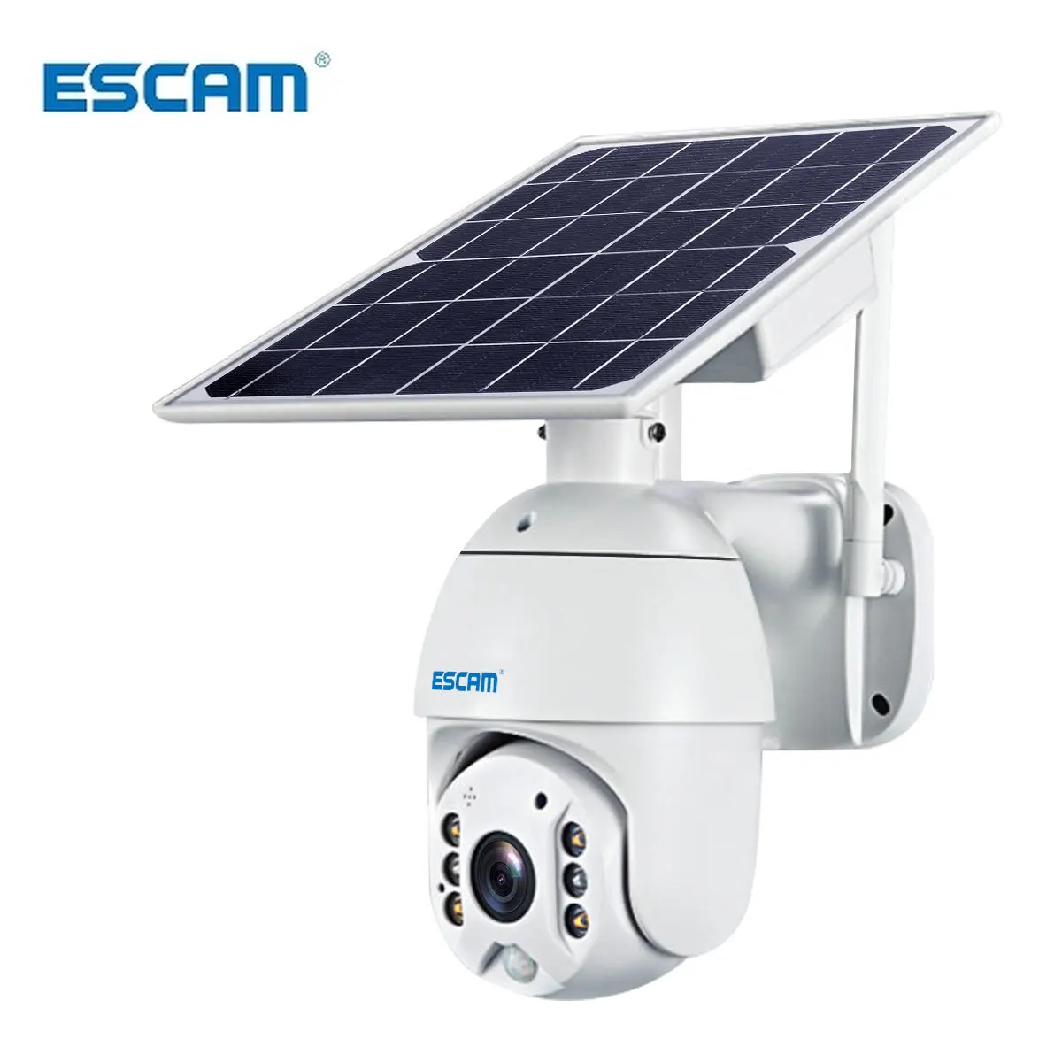 Камера Наружного видеонаблюдения ESCAM QF280 1080p Wi Fi на солнечной батарее|Камеры