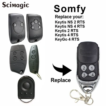 SOMFY Telis 4 MODULIS Soliris RTS SOMFY Keytis NS 2 RTS/ SOMFY Keytis NS 4 RTS remote control 433,42Mhz rolling code