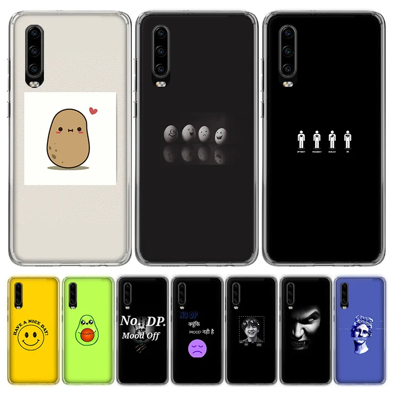 Милый Забавный чехол для телефона Huawei P40 30 20 10 Lite Pro Mate P Smart 2019 2018 Z Plus | Мобильные