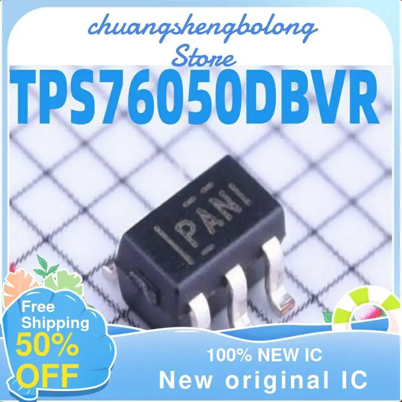 

10 шт. TPS76050DBVR фотомагнита 5 в 50 мА LDO новый оригинальный IC