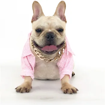 

Pet Dog Cat Chain Collar Fashion Powerful Plastic Necklace Safety Collars Dog Jewelry Gift for Bulldogs Bully Pet Accessories