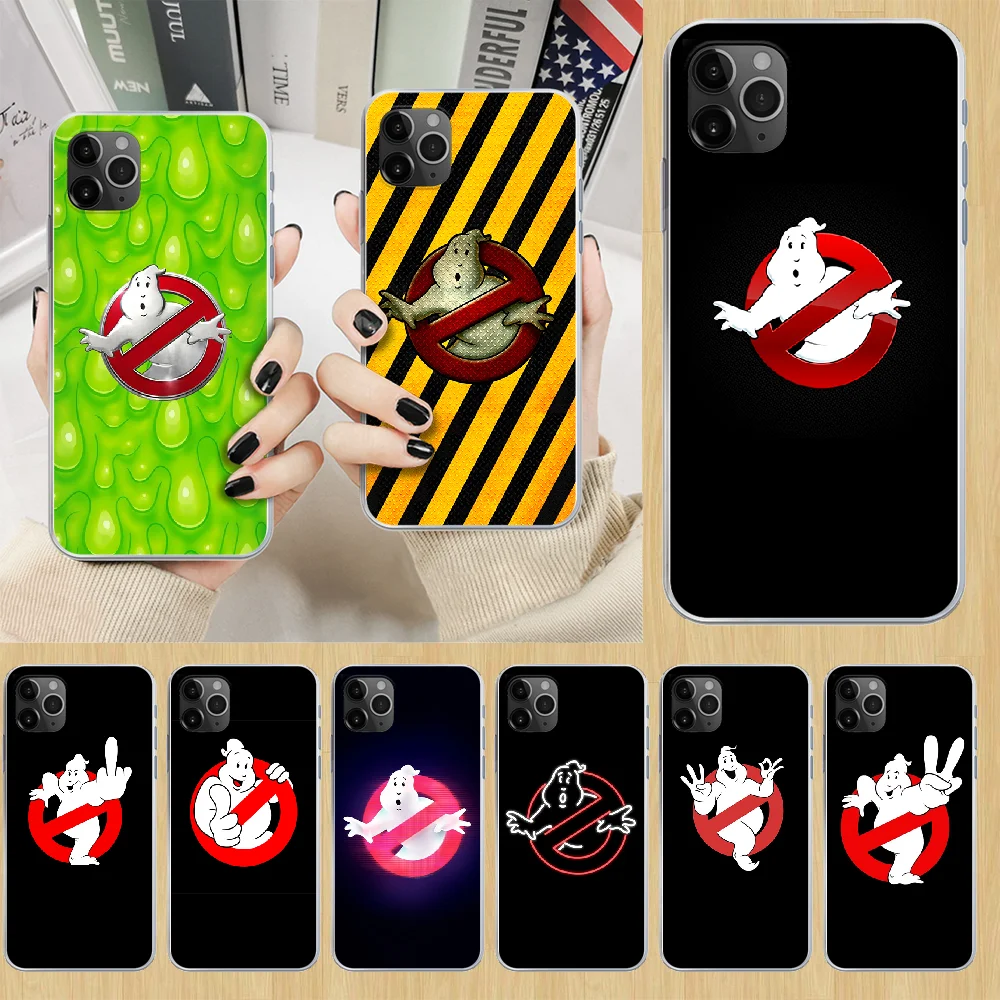 Ghostbusters logo Phone Case cover For iphone 4 4S 5 5C 5S 6 6S PLUS 7 8 X XR XS 11 PRO SE 2020 MAX transparent cell soft | Мобильные