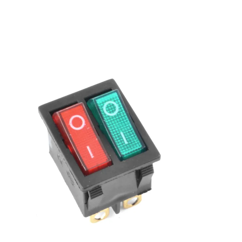 1 шт. KCD8 6PIN 16A 250V 20A 125V двойной свет переключатель; кулисный переключатель Водонепроницаемый ВКЛ-ВЫКЛ KCD6 лодка Мощность переключатель
