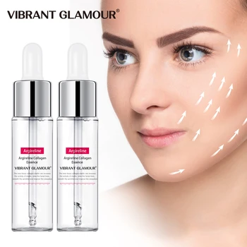 

VIBRANT GLAMOUR Argireline Collagen Peptides Face Serum Firming Wrinkle Essence Hydrating Anti-Aging Fine Lines 2Pcs Skin Care