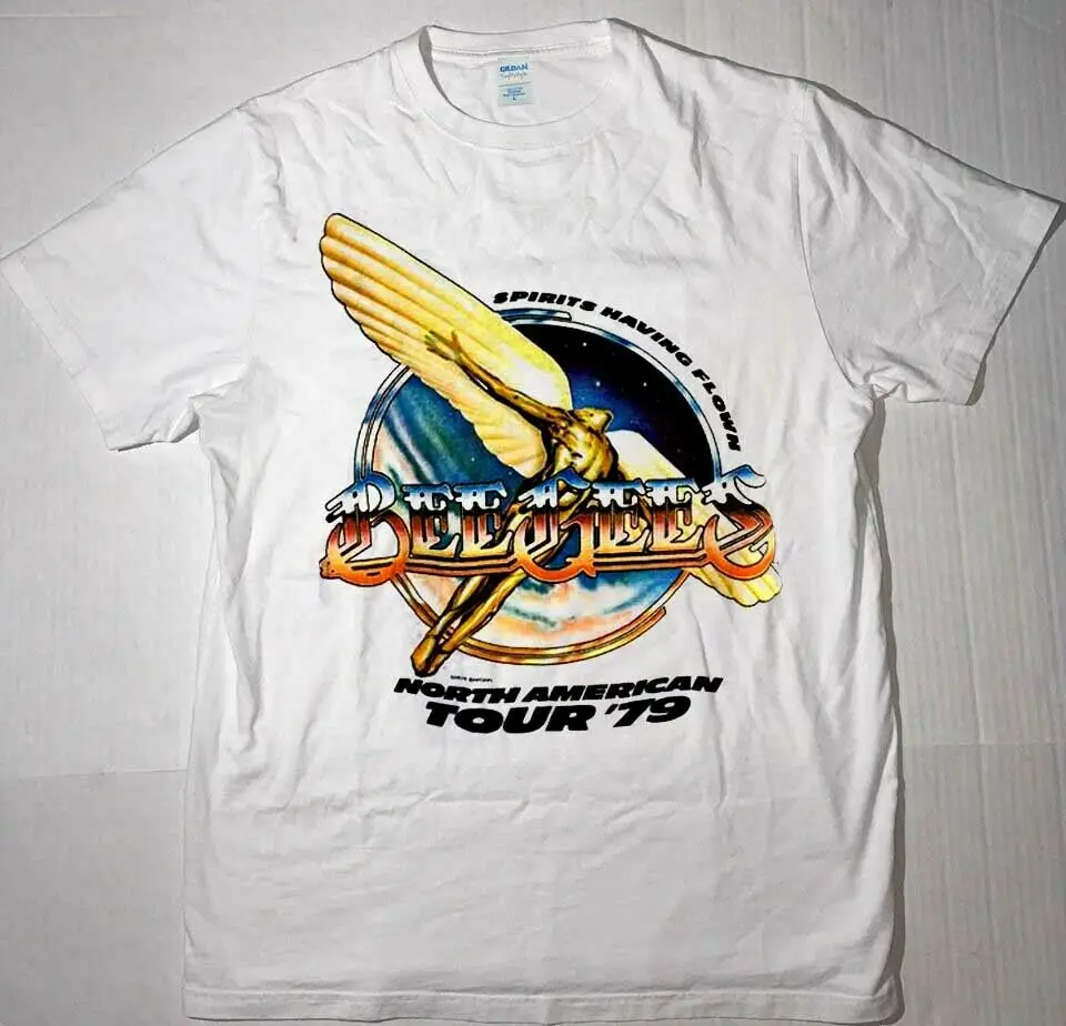 New Reprint VTG Bee Gees shirt world 
