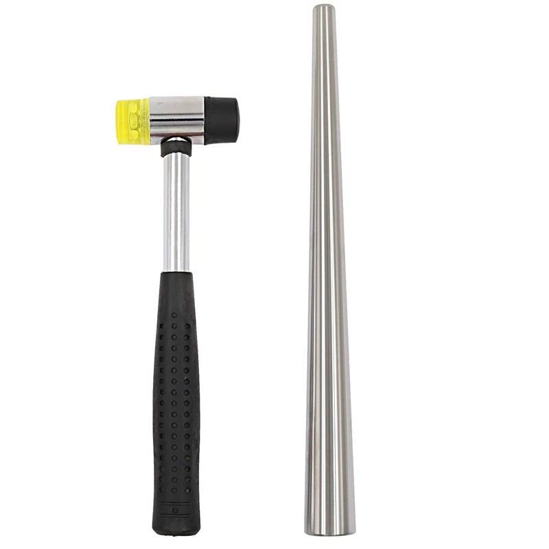 Jewelry Hammer with Ring Mandrel Sizer Set Double Face Hammer Jewelers Making Tool