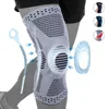 Knee Brace Compression Sleeve,Elastic Knee Wraps with Silicone Gel & Spring Support,Medical Grade Silicone Knee Protector ► Photo 3/6