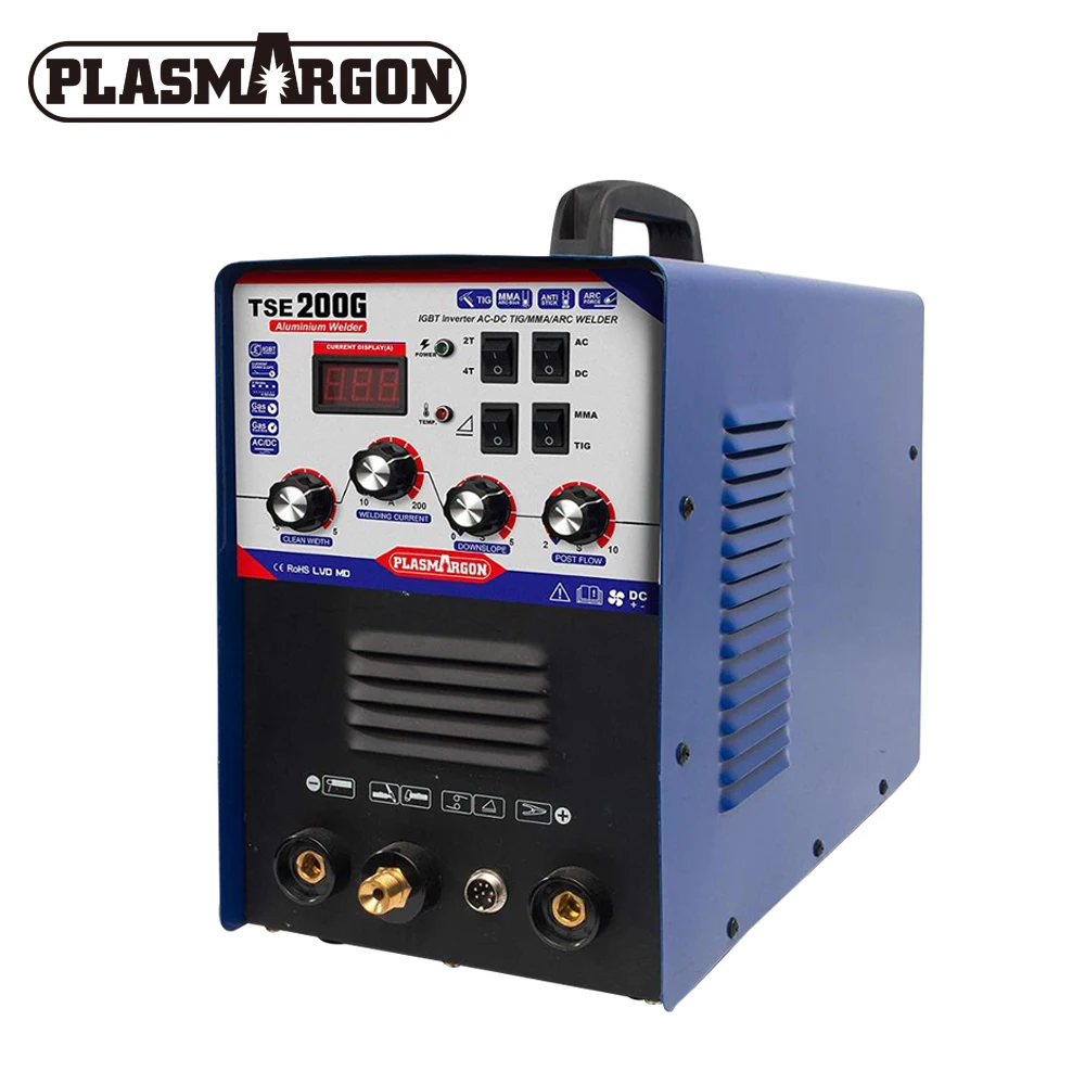 

IGBT TIG/MMA Welder AC/DC Square-wave Inverter 200A Welding For Aluminum, Stainless Steel, Carbon, Copper TSE200G