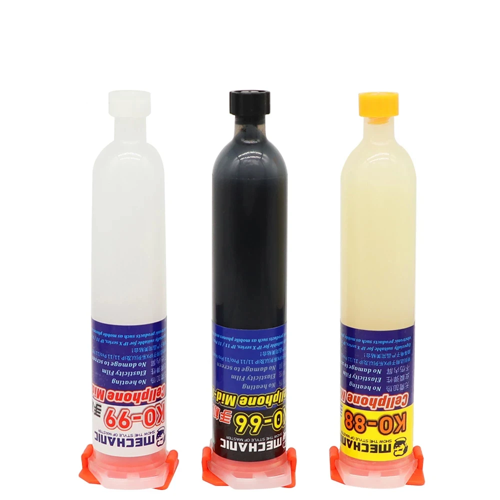 Mechanic 30ML LCD Screen Middle Frame Liquid Adhesive Glue KO-66 KO-88 KO-99 for Mobile Phone iPad LCD Screen Repair phone repair tools,phone repair kit
