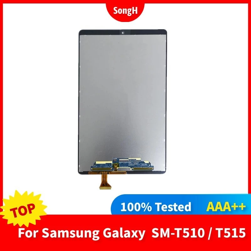 100% ЖК-дисплей для Samsung Galaxy Tab A 2019 дигитайзер в сборе телефона T515 сенсорная