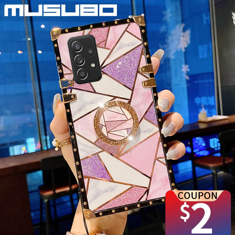 kawaii phone case samsung MUSUBO Cao Cấp Dành Cho Samsung Galaxy S22 S21 S10 PLUS A42 A32 A12 A71 A51 A52 A72 Ốp Lưng Điện Thoại Fundas silicone Mềm Coque Bao samsung silicone cover Cases For Samsung