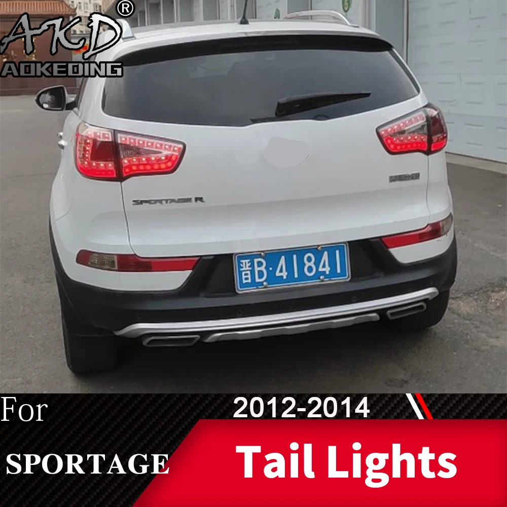 Задний фонарь для автомобиля Kia Sportage R 2012- Sportage R светодиодный задний фонарь Противотуманные фары Дневные ходовые огни DRL автомобильные аксессуары