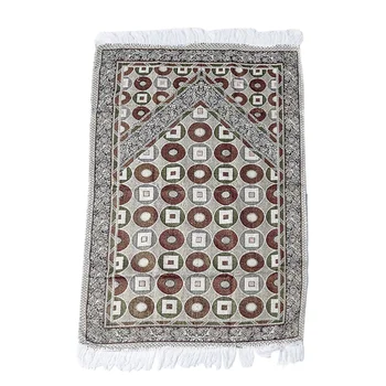 

1pc Geometric Printing Tassel Prayer Mat for Meditation Pilgrimage