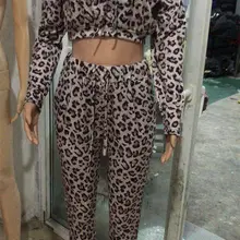 Современный женский леопардовый спортивный костюм, спортивные топы, Йога, Лоскутные Длинные штаны, леггинсы для фитнеса, комплект из 2 предметов, для упражнений, для девочек, плюс размер, S-XL
