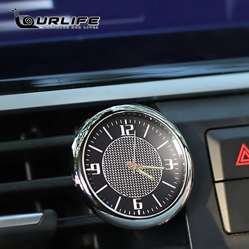Автомобильные часы украшения автомобильные вентиляционные отверстия зажим мини