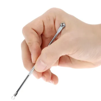 

Blackhead Extractor Stainless Steel Comedone Acne Pimple Remover Needle Face Skin Care Tool minimize damage your skin Cheap