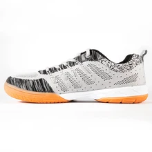 Для мужчин бадминтон обувь женские туфли из дышащего материала, для занятий спортом на открытом воздухе; серый цвет; мягкая удобная Для женщин атлетика тренер для игры в бадминтон