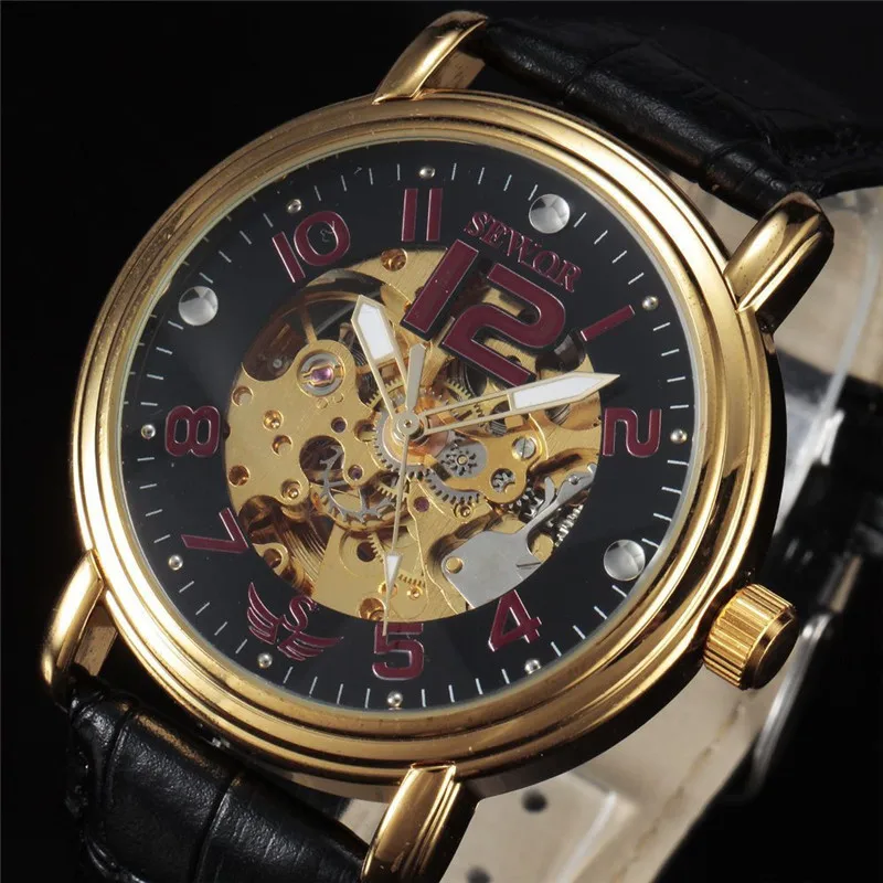 

Sewor Retro Watch Men Automatic Analog Watch Luxury Versatile MEN'S Watch Fashion