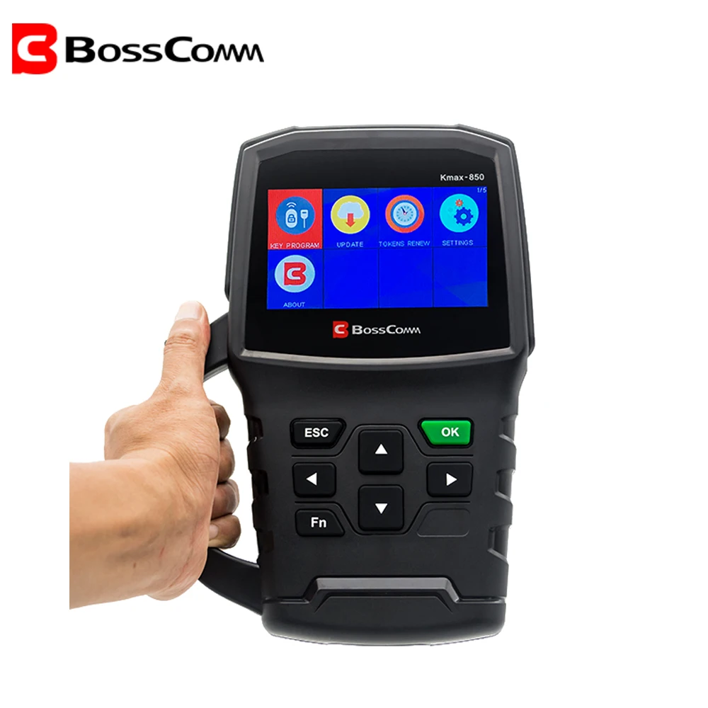 BOSSCOMM KMAX 850 Автомобильный ключ программатор автомобиля OBD2 Версия на русском языке