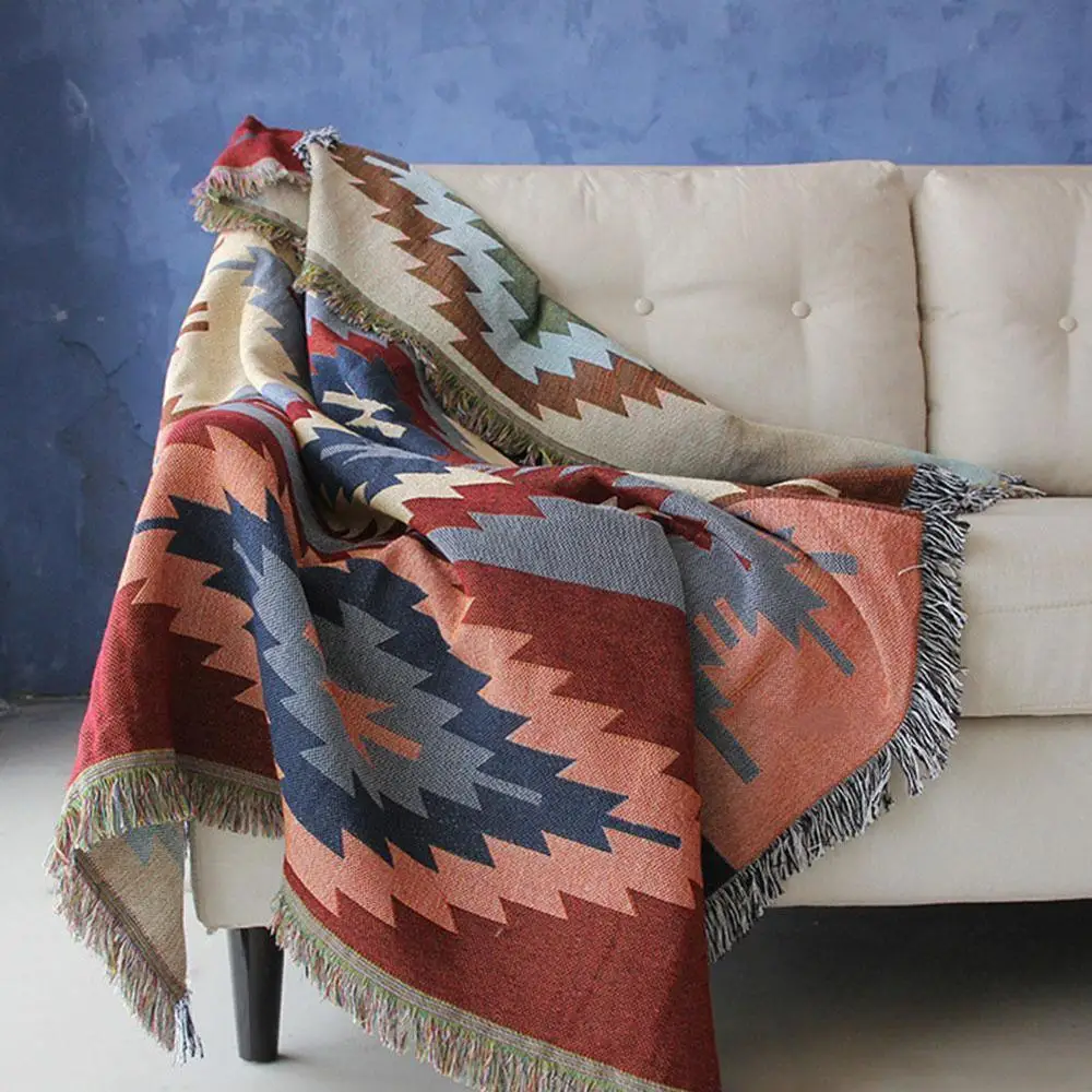 Многофункциональный Декор Aztec Navajo коврик для полотенец хлопок диван кровать Кресло одеяло плед текстильный Настенный декор