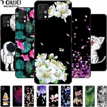 Flower Case For Umidigi A11 Pro Max Cover Black Silicone Protective Funda for Umidigi A11 Pro Max Case Soft TPU Full Capa Coques