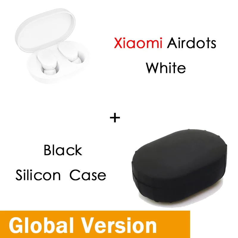 Оригинальные Xiao mi Red mi AirDots Bluetooth наушники Молодежная версия стерео mi ni Беспроводная Bluetooth 5,0 гарнитура с mi c наушниками - Цвет: G white n black