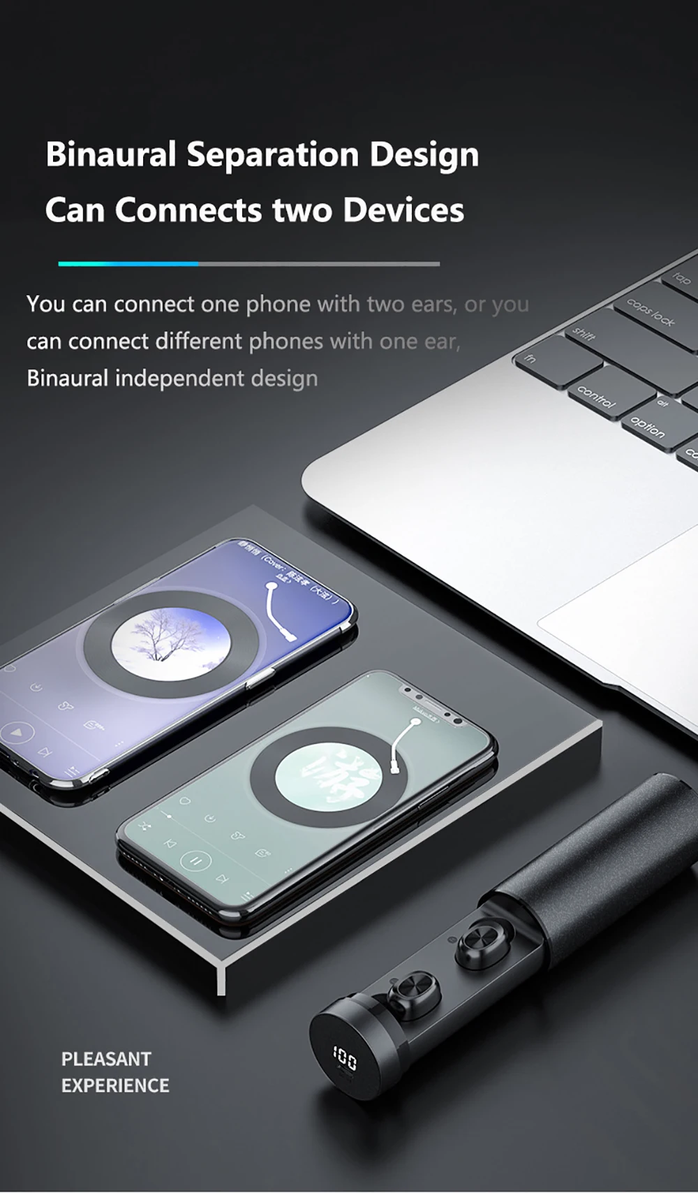 Супер Мини Bluetooth 5,0 8D стерео HIFI Звук микрофон в ухо наушники сенсорное управление IPX5 ежедневно водонепроницаемый для iphone samsung