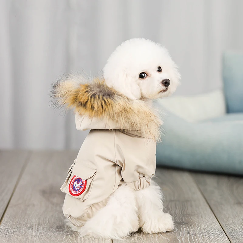 Зимняя одежда для собак, теплый пуховик для питомцев, ветрозащитные парки, пальто для щенков, одежда для маленьких собак, чихуахуа, французская одежда для бульдога