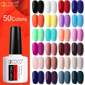 

1PC*55 Colors Nail Gel Polish GDCOCO Cheap Price Long Lasting Gel Nail Polish Canni Supply Primer Base Coat Nowipe Top Coat Kit