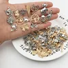 Vintage Mixed 20/40pcs Metal Animal Birds Charms Beads Handmade DIY Bracelet Pendant Neacklace Clips Jewelry Making Findings 1