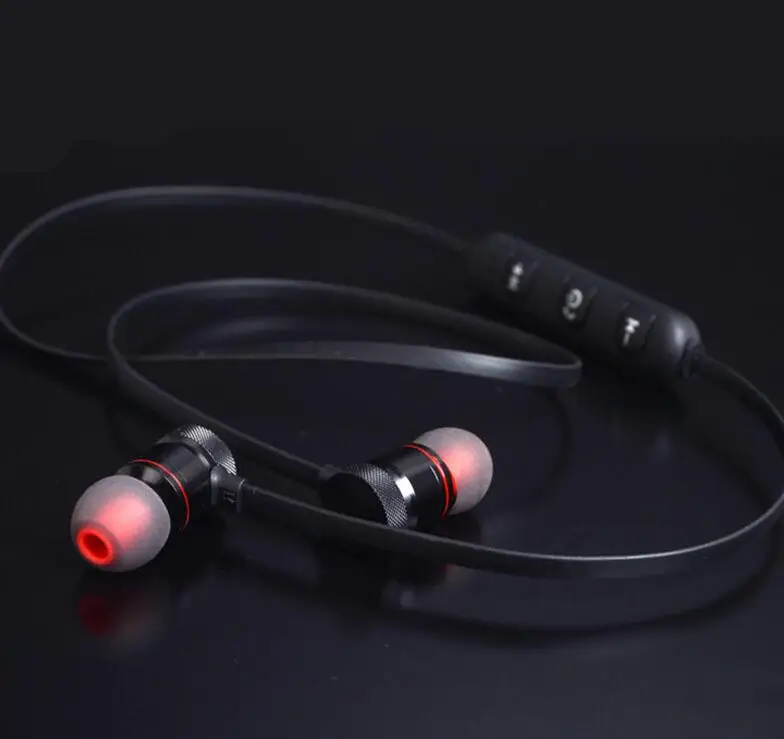 500pcs/lot Newest SGA Wireless Bluetooth Earphone Neckband Sport with Mic Earphones Handsfree Headset Earphone