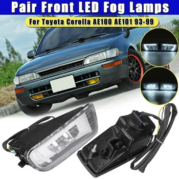 

2Pcs Car Front LED Fog Lights Turn Signal Lamps Car Light For Toyota Corolla AE100 AE101 1993 1994 1995 1996 1997 1998 1999
