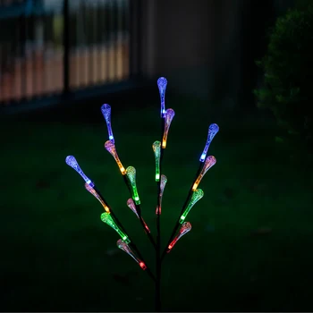

Solar Light LED Outdoor Water Drop Lawn Light Waterproof Garden Courtyard Park Path Corridor Lawn Decorative Lighting 1/2pcs