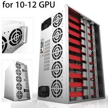 

Open Air Miner Mining Case Mining Frame Rig Graphics Case For 10-12 GPU ETH BTC