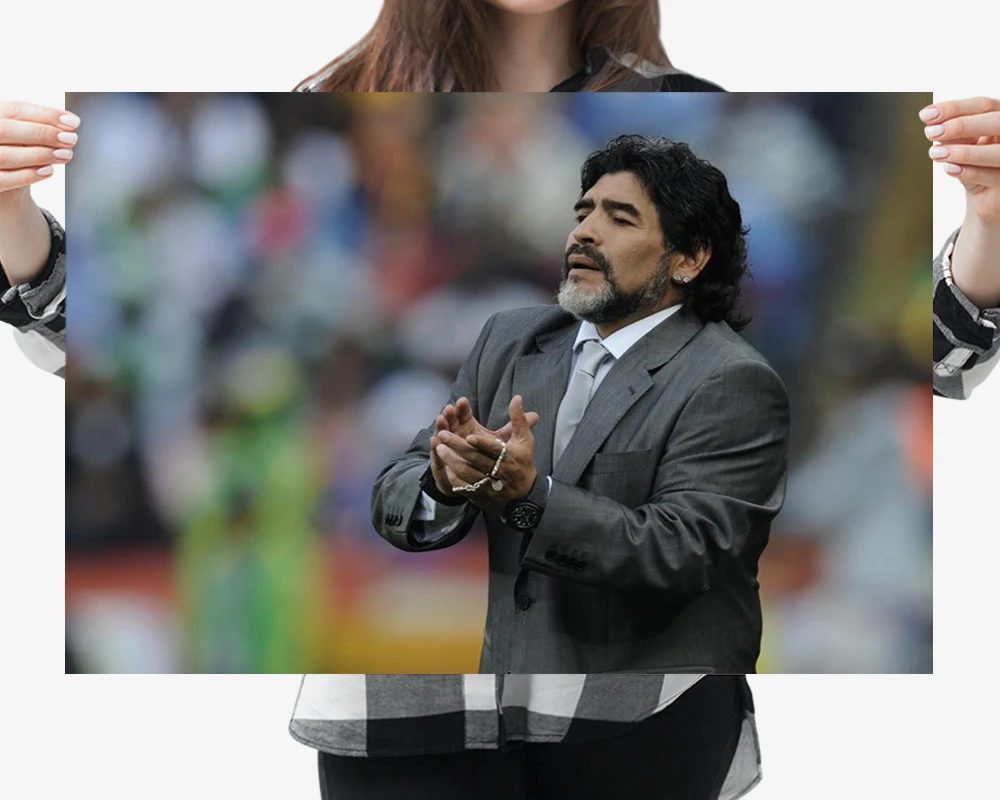 Silk Poster Home Decoration Legend Diego Armando Maradona Football Super Star Great (7) Wall Art Christmas Gift