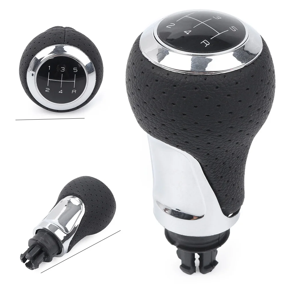 Universal Car Gear Shifter Knob 5 Speed Manual For Audi A4 S4 B8 8K A5