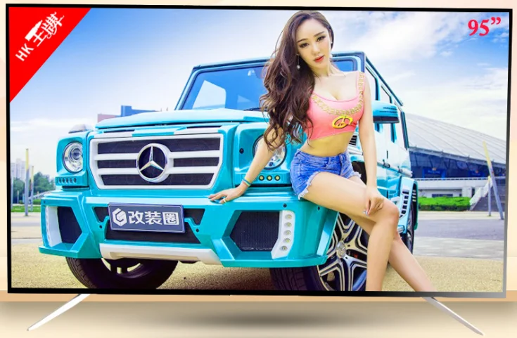 Большой монитор 75 85 95 100 дюйма 4k Смарт Android lcd светодиодный телевизор телевидение wifi tv
