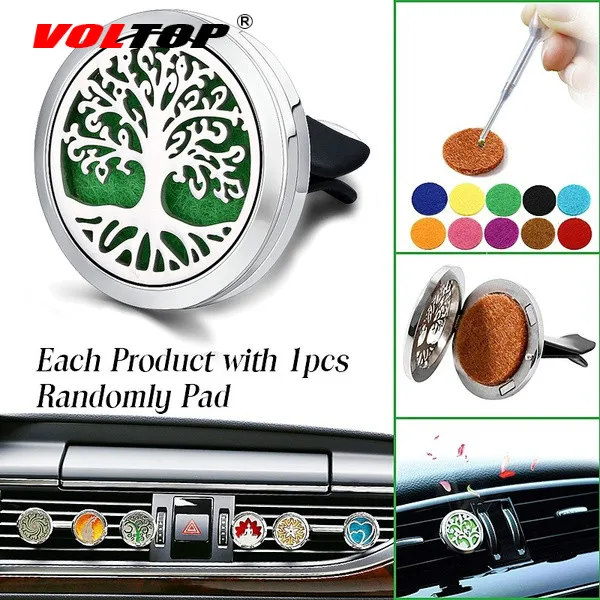 

Life Tree Car Diffuser Air Vent Air Freshener Car Accessories for Girls Perfume Clip Diffuser Fragrance Can Add Essential Oil